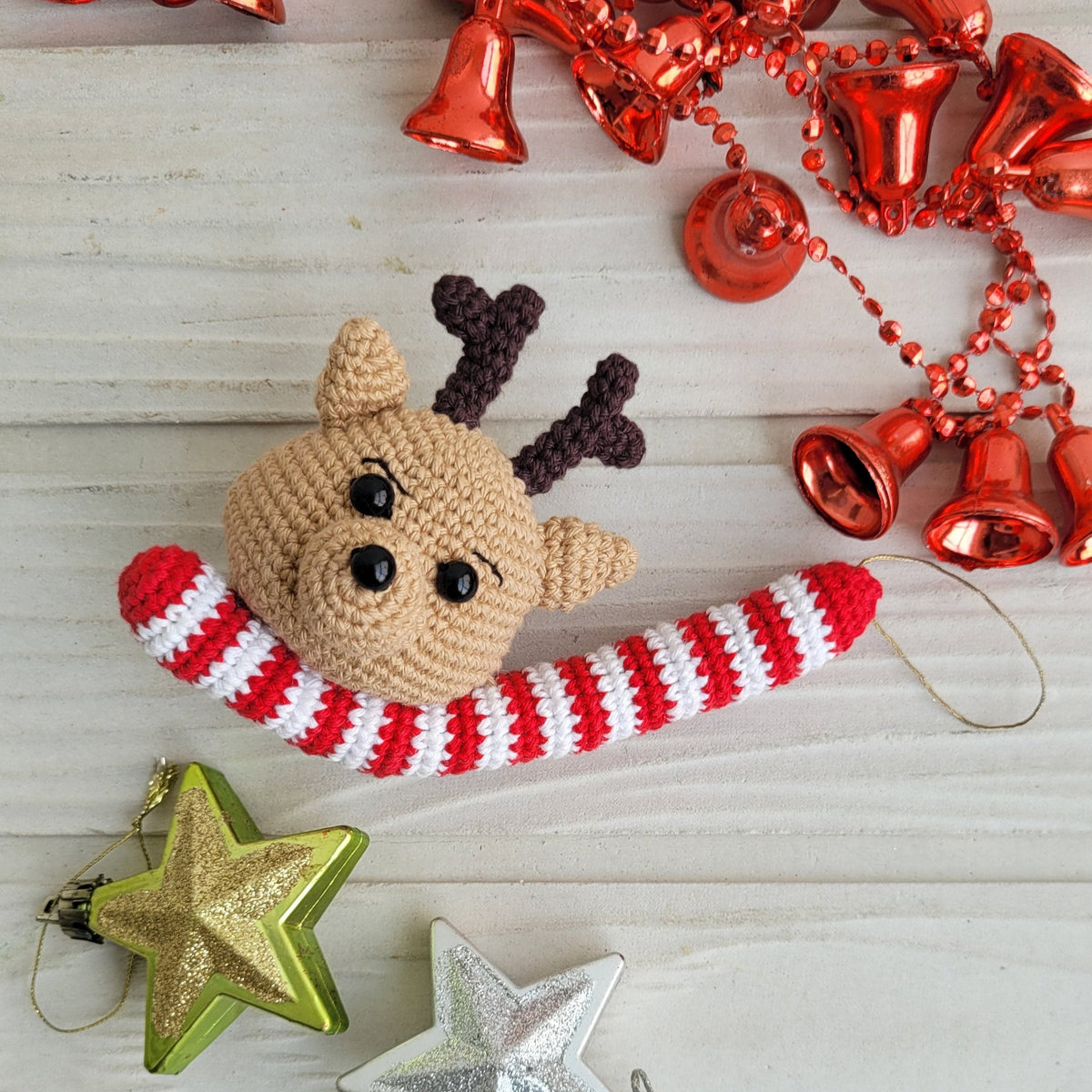 The Winsome Crochet Candycane Ornament