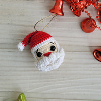 The Winsome Crochet Santa Ornament