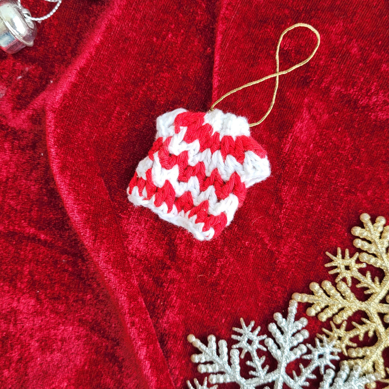 The Winsome Crochet Tiny Shirt Ornament