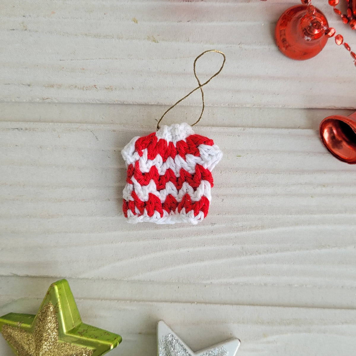 The Winsome Crochet Tiny Shirt Ornament