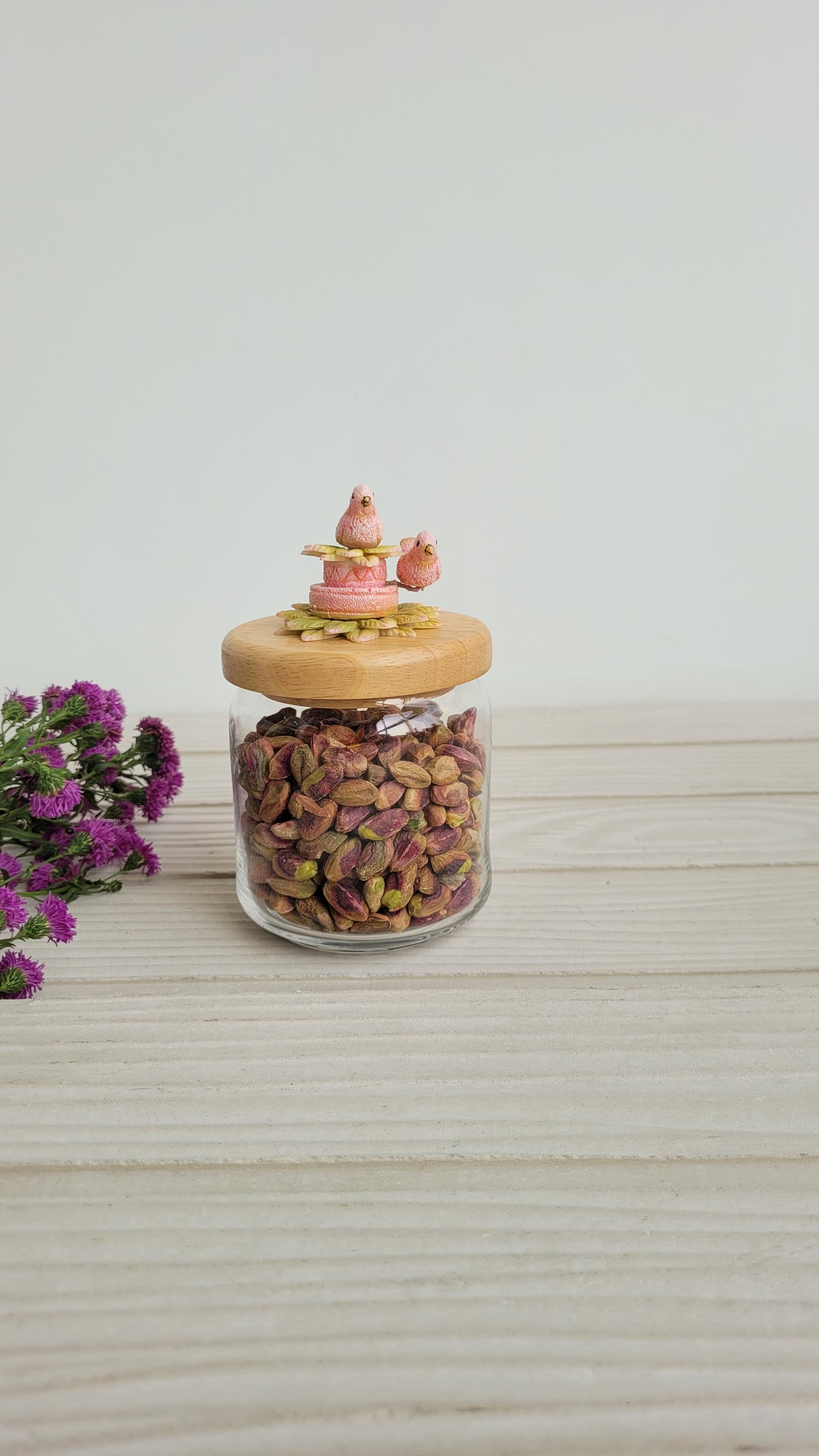House Sparrow Glass Jar (500 ml)