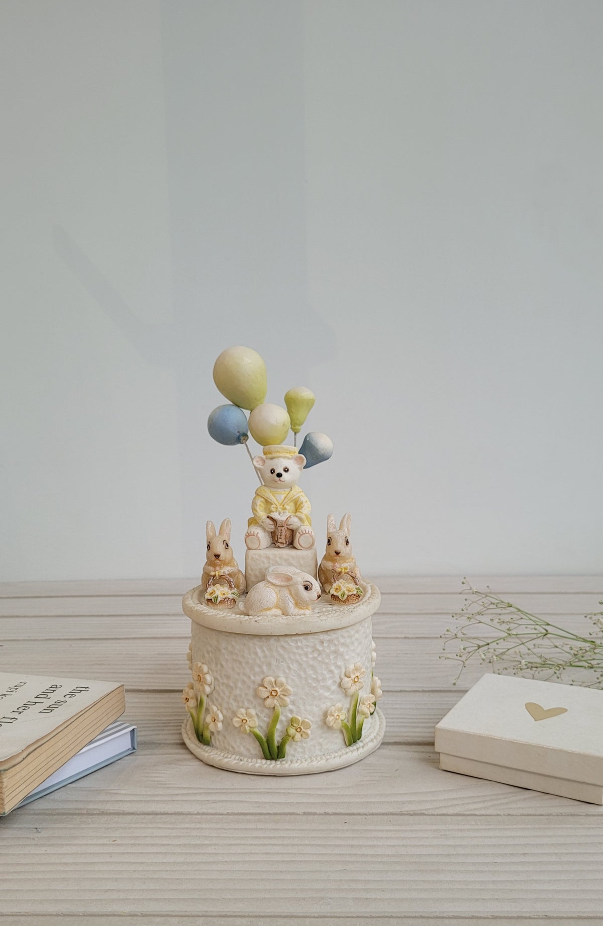 Teddy & Bunny Ivory Box