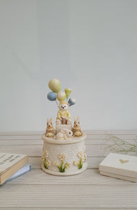 Teddy & Bunny Ivory Box