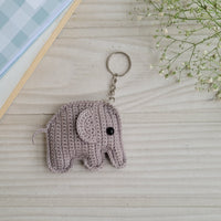 Elephant Crochet Keychain