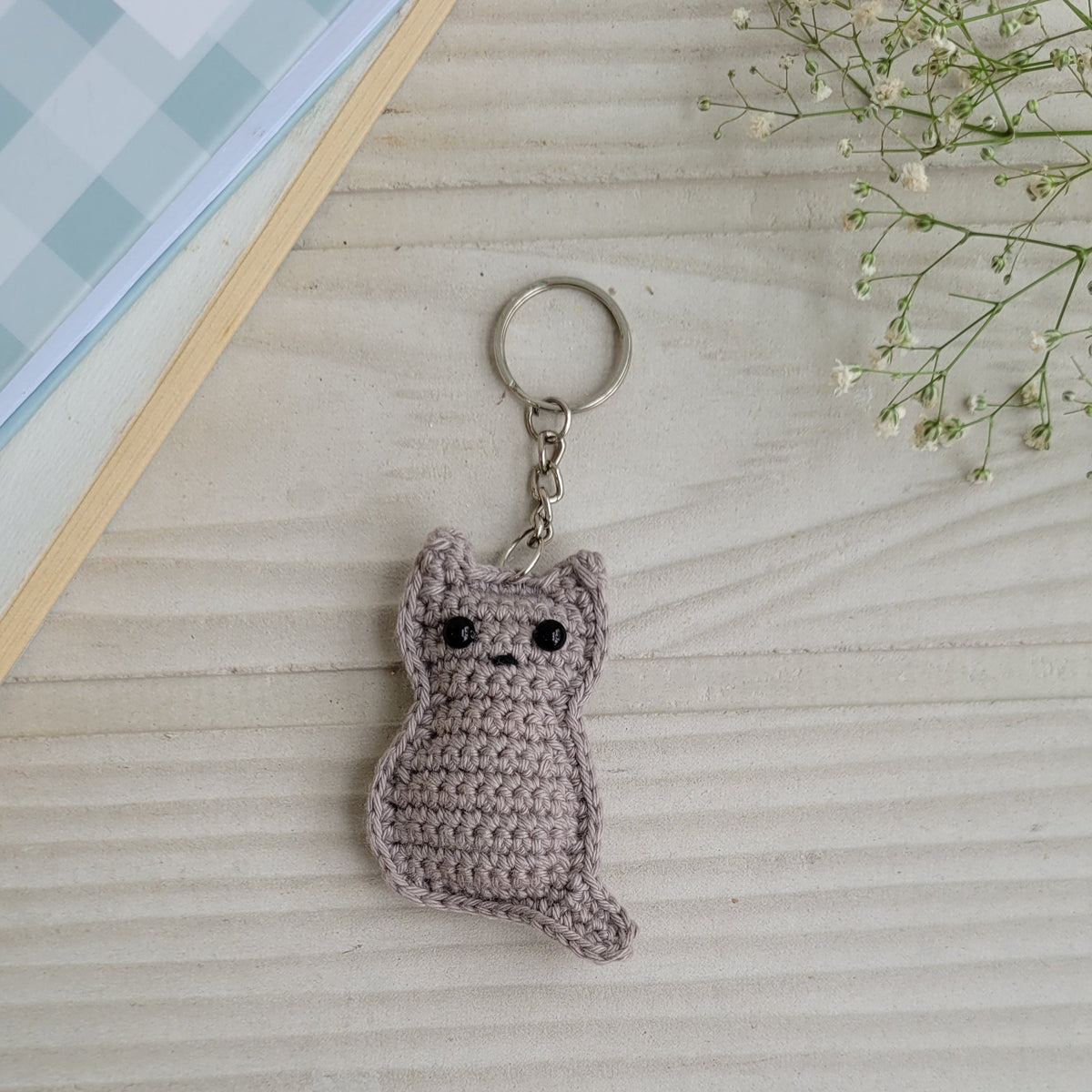 Whiskered Wonder Keychain