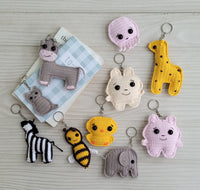 Whiskered Wonder Keychain