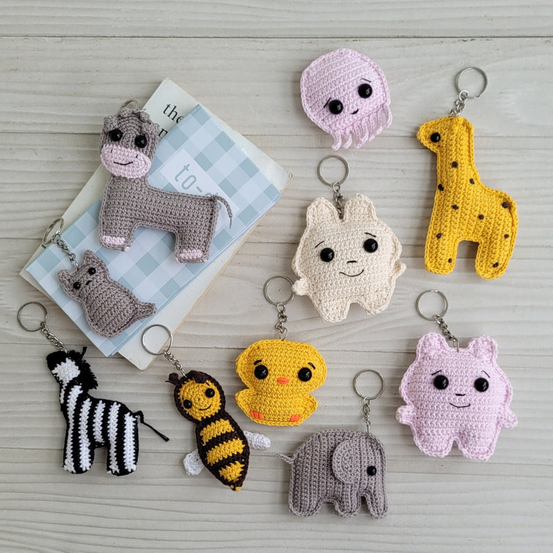 Duckling Crochet Keychain