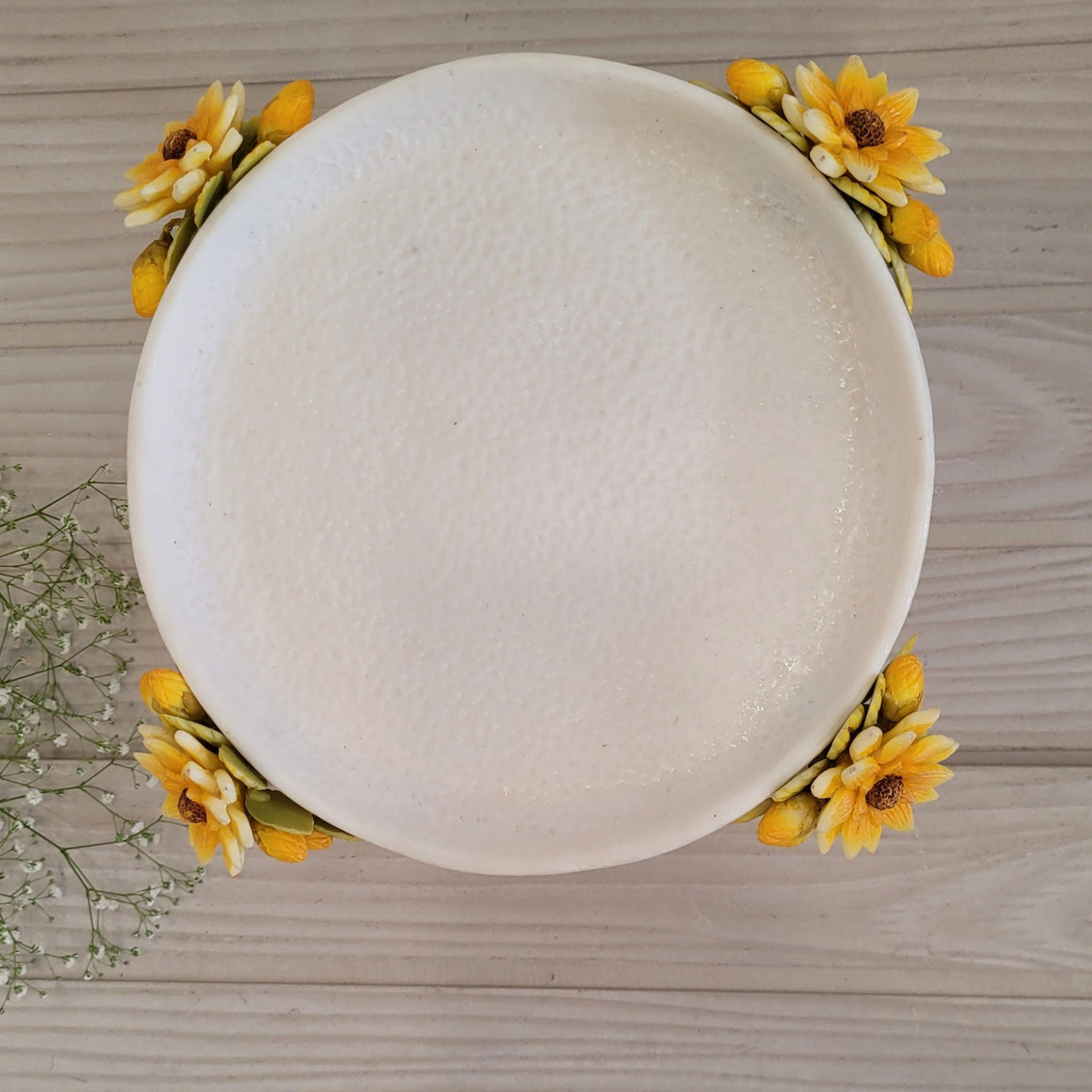 Sunflower Serenity Cake Stand