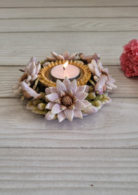 Daisy & Dove Candle Holder