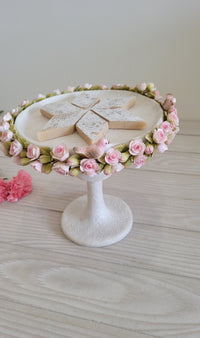 Rose Garden Cake Stand