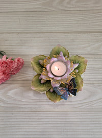 Whimsy Lotus Tealight Holder