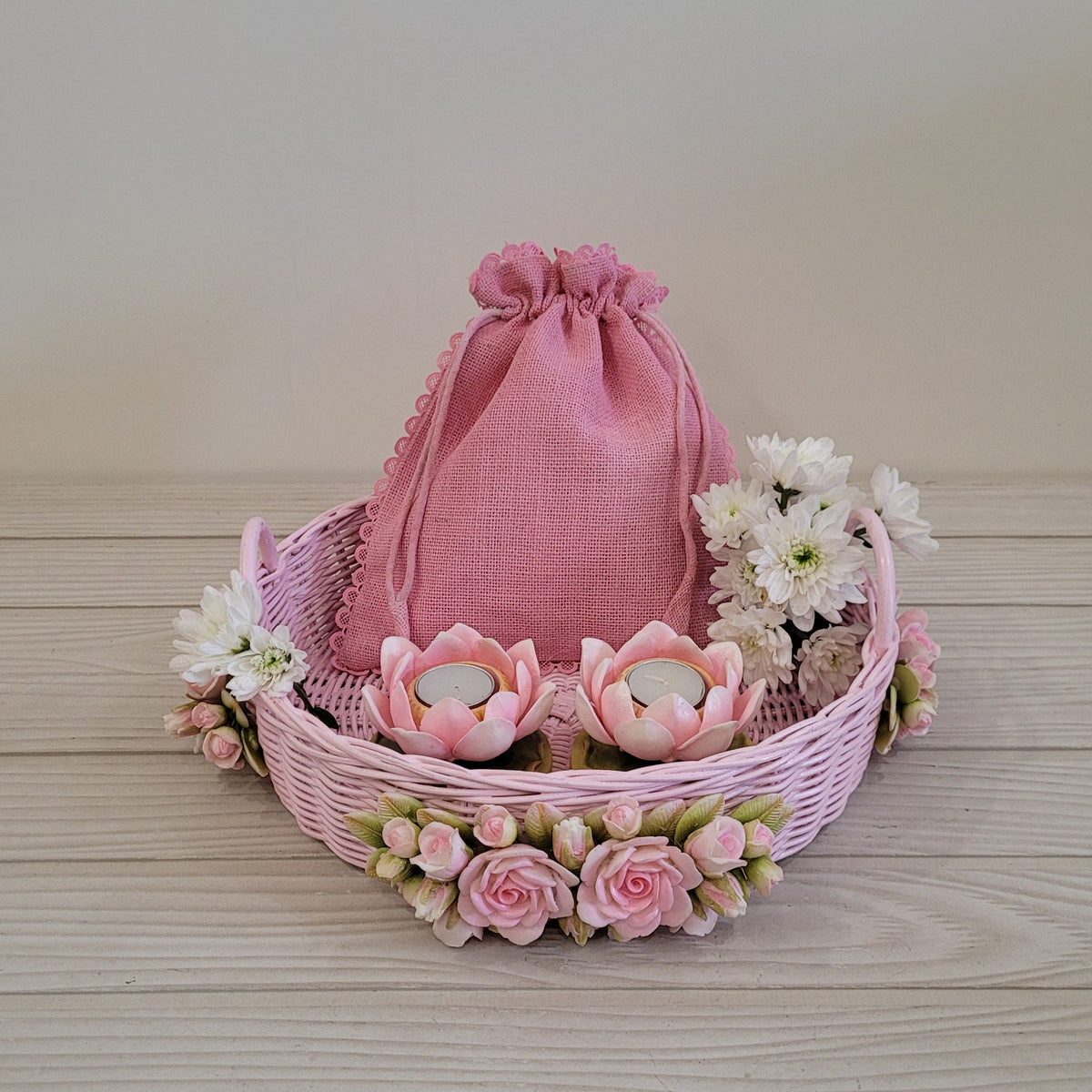 The Elegant Pink Floral Gift Hamper