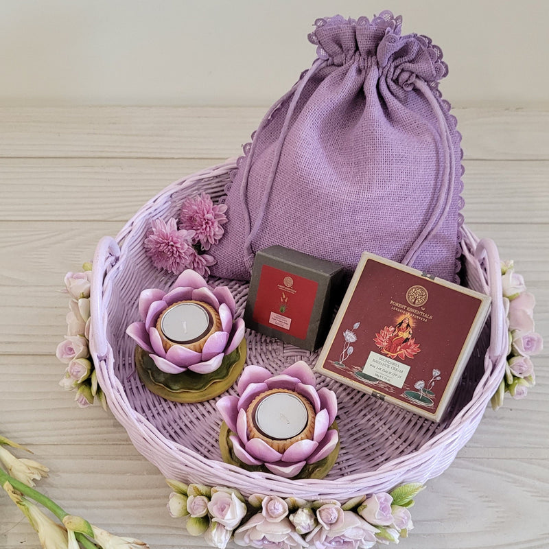 Serene Lavender Floral Gift Hamper