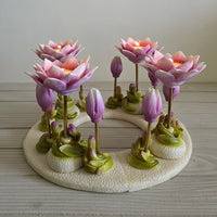 Floral Tea light Candlestand