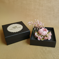 Serene Pink Lotus Tealight Holder Gift Set