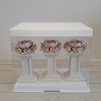 Elysian Bloom Pillar Tealight Holder Set