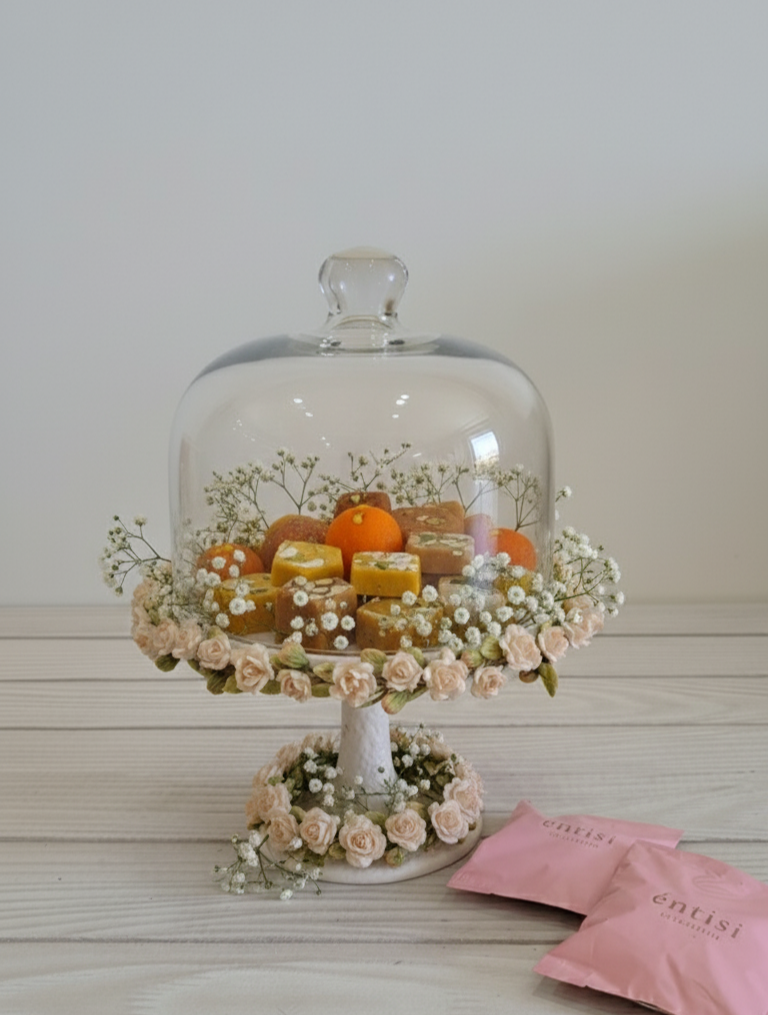 Exquisite  Floral Platter