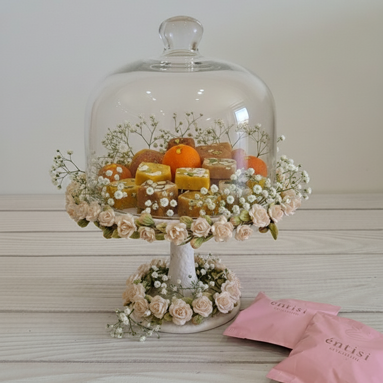 Exquisite  Floral Platter