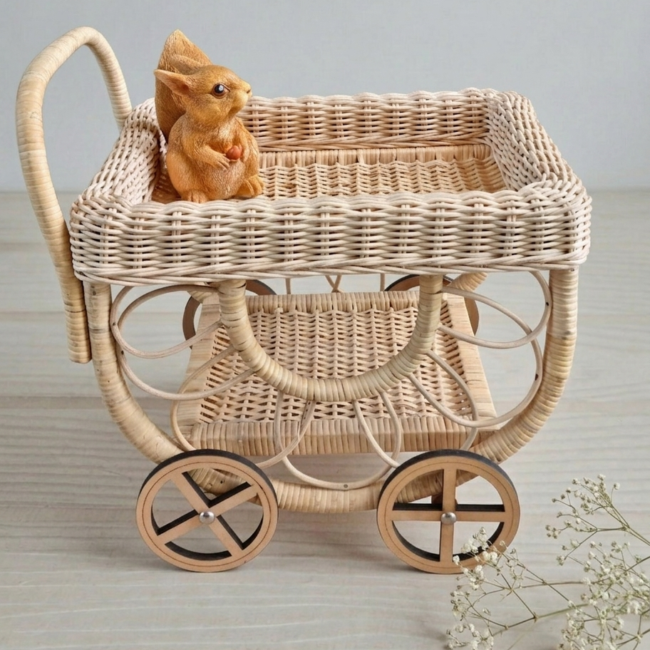 The Beige mini Trolley